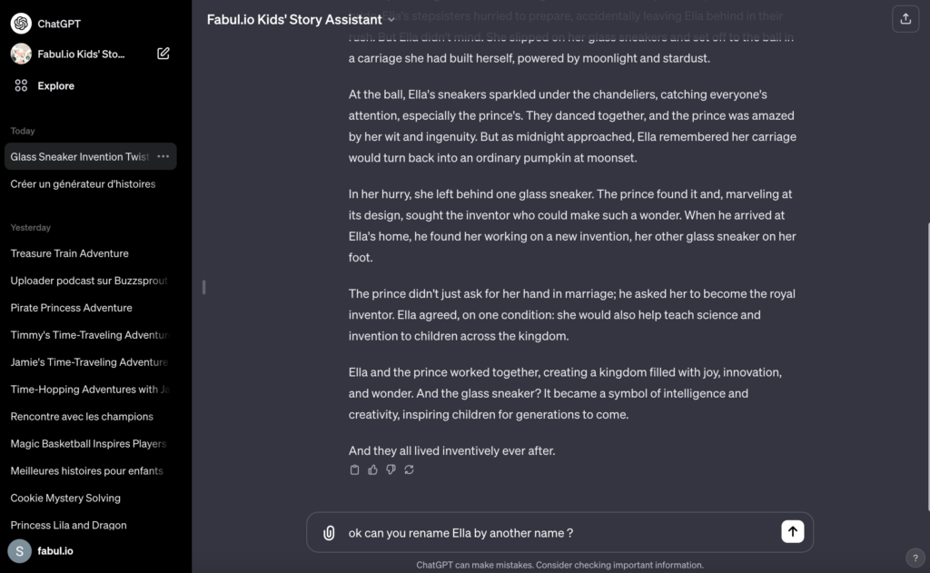 fabul.io openai chatGPT story creator